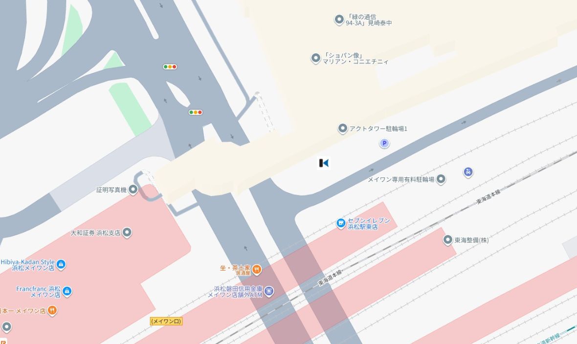 浜松駅北口　アクトシティ南バスのりば
