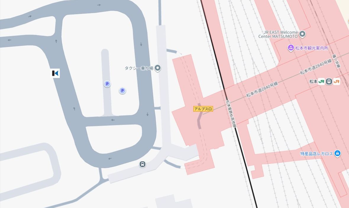 松本駅　アルプスロ