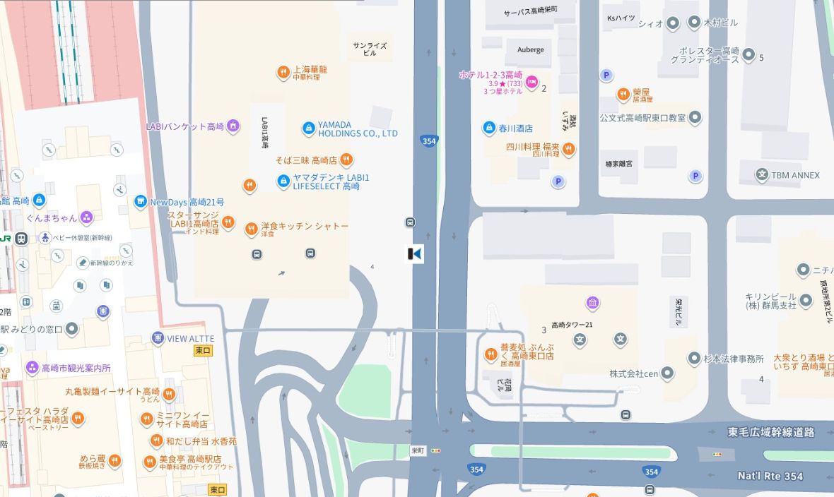 高崎駅　ヤマダ電機前